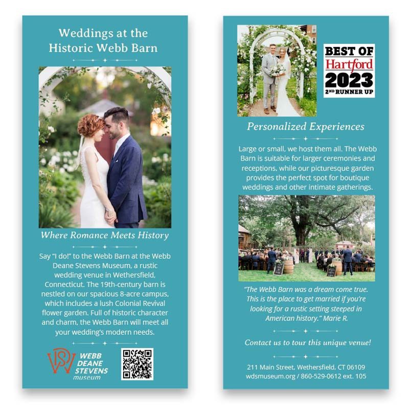 Wedding Rental Rack Card