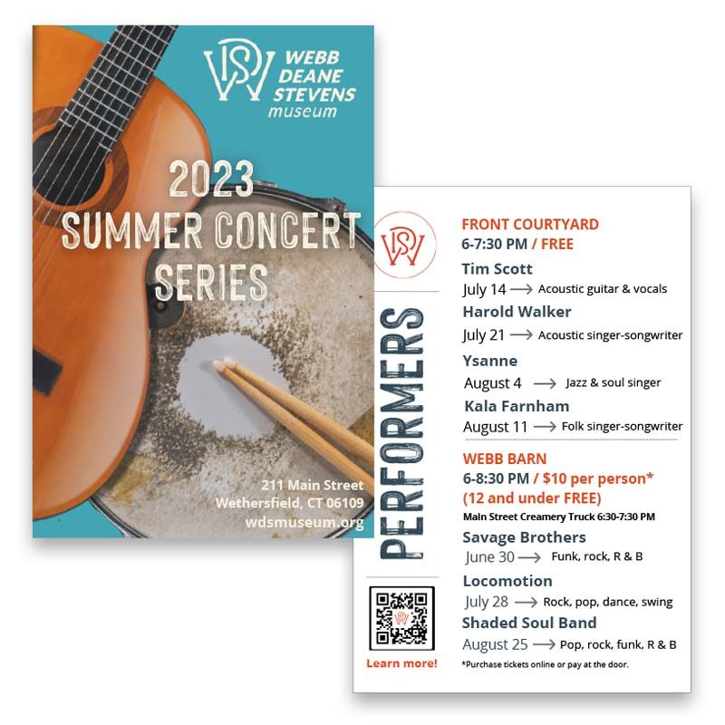 Summer Concert Postcard
